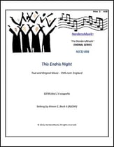 This Endris Night SATB choral sheet music cover